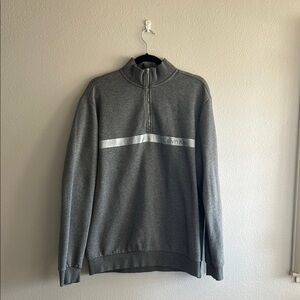 Calvin Klein Men’s Gray Quarter Zip Sweater